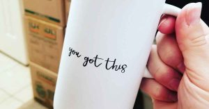 Motivational mug