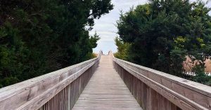 Walkway to beach