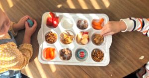 Sydney’s children eating snacks