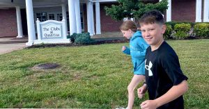 Kristi’s children running